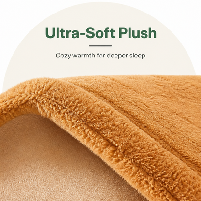 Ortekor All-Season Plush Enclosed Dog Bed (Removable Washable Cover)