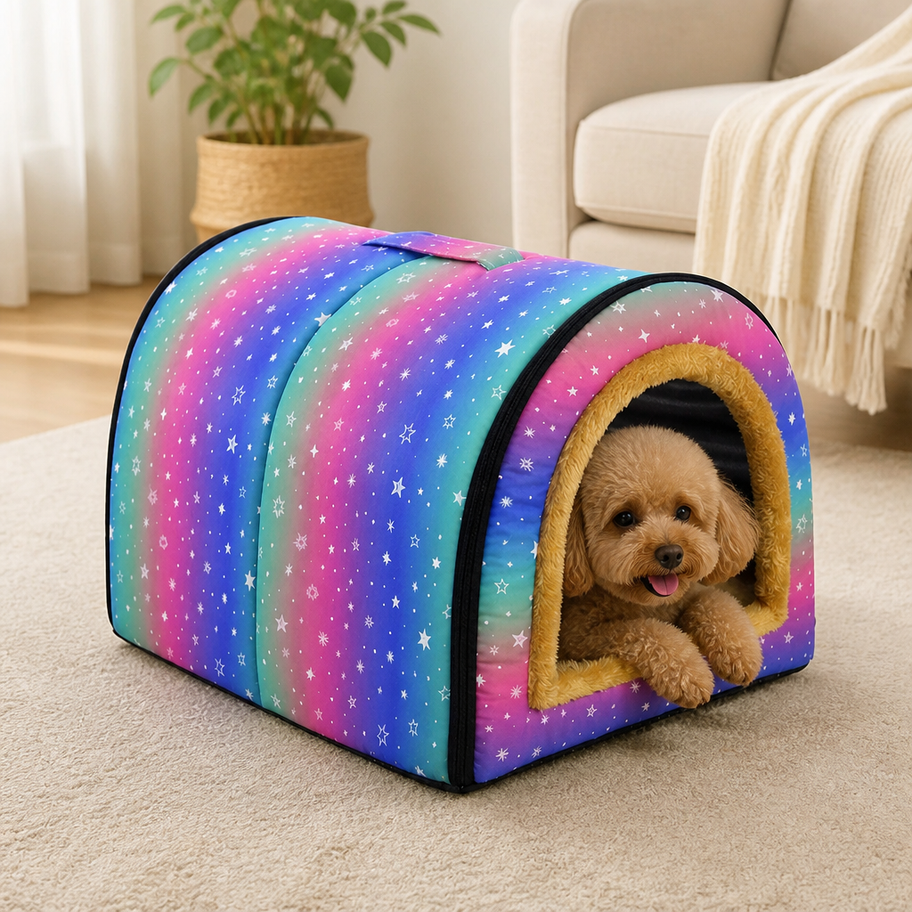 Ortekor All-Season Washable Pet House (Removable Cover)