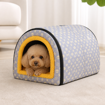 Ortekor All-Season Washable Pet House (Removable Cover)
