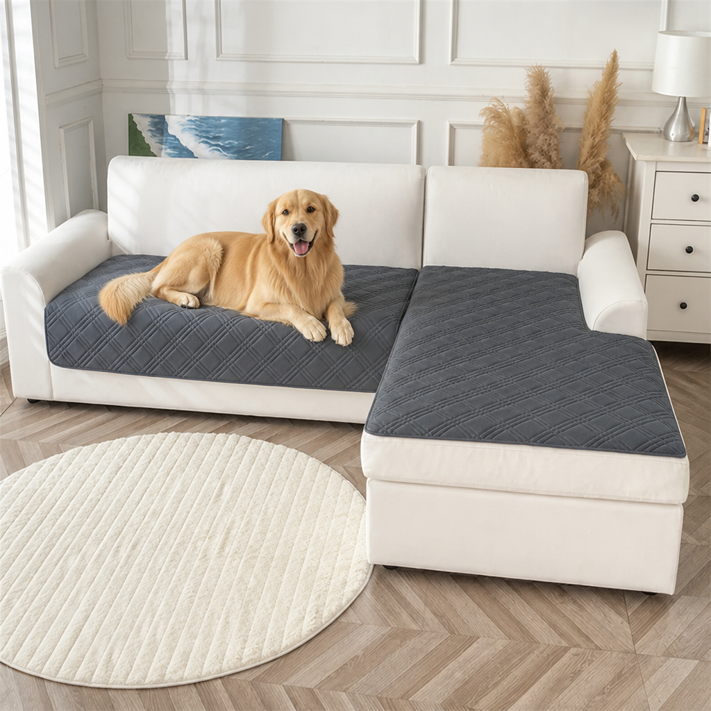 Ortekor Anti-Slip & Hair-Resistant Sofa Seat Cover (2-Piece Set)