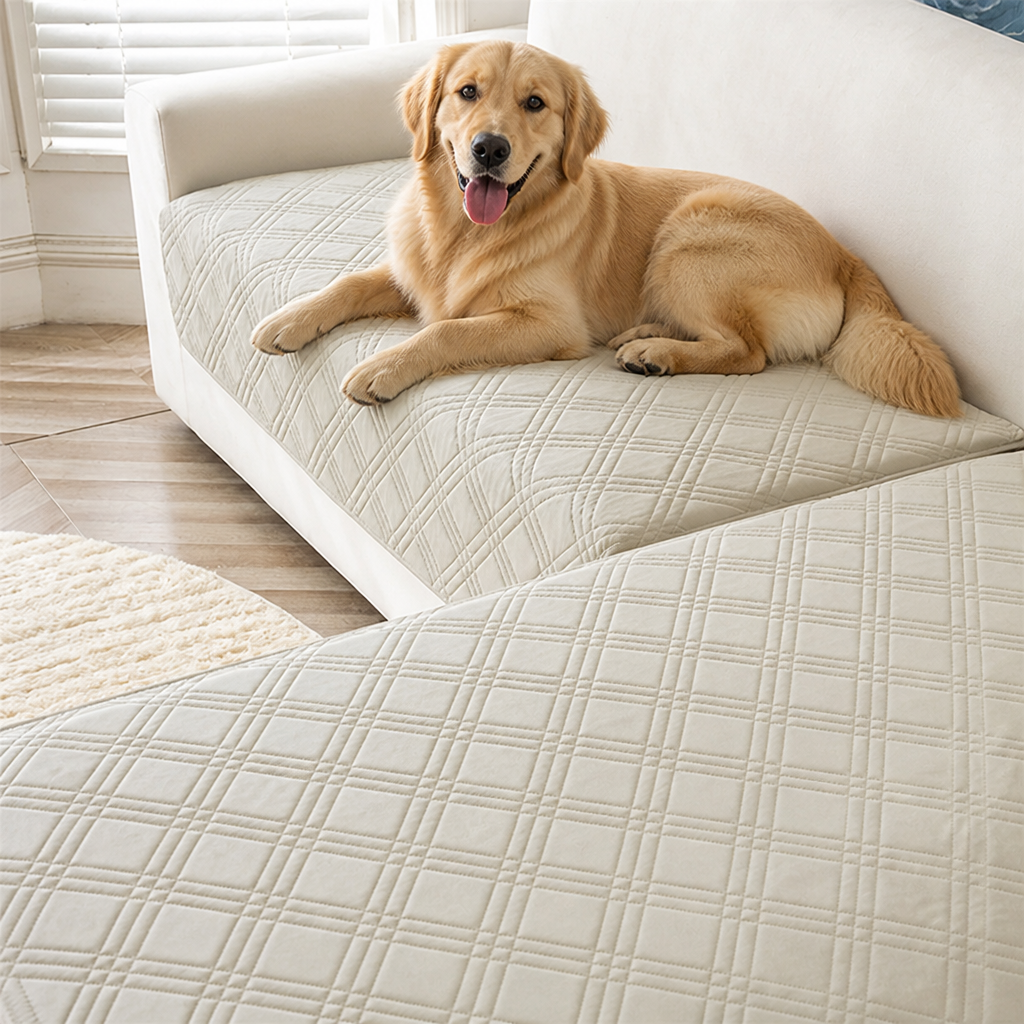 Ortekor Anti-Slip & Hair-Resistant Sofa Seat Cover (2-Piece Set)