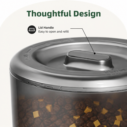 Ortekor App-Controlled & Scheduled Automatic Pet Feeder (Detachable Stainless Bowl)