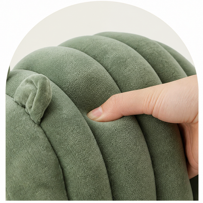 Ortekor Arctic Cashmere Half-Enclosed Cat Bed (Removable Washable Cushion)