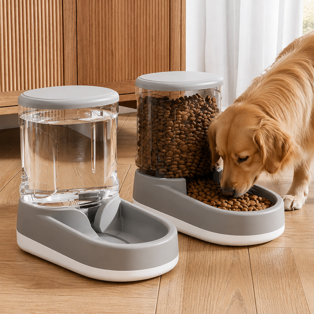 Ortekor Automatic Continuous Flow Water Fountain & Feeder