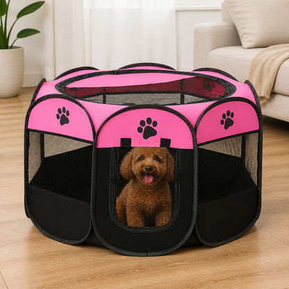 Ortekor Bite-Resistant Oxford & Mosquito-Proof Playpen Tent (Foldable)