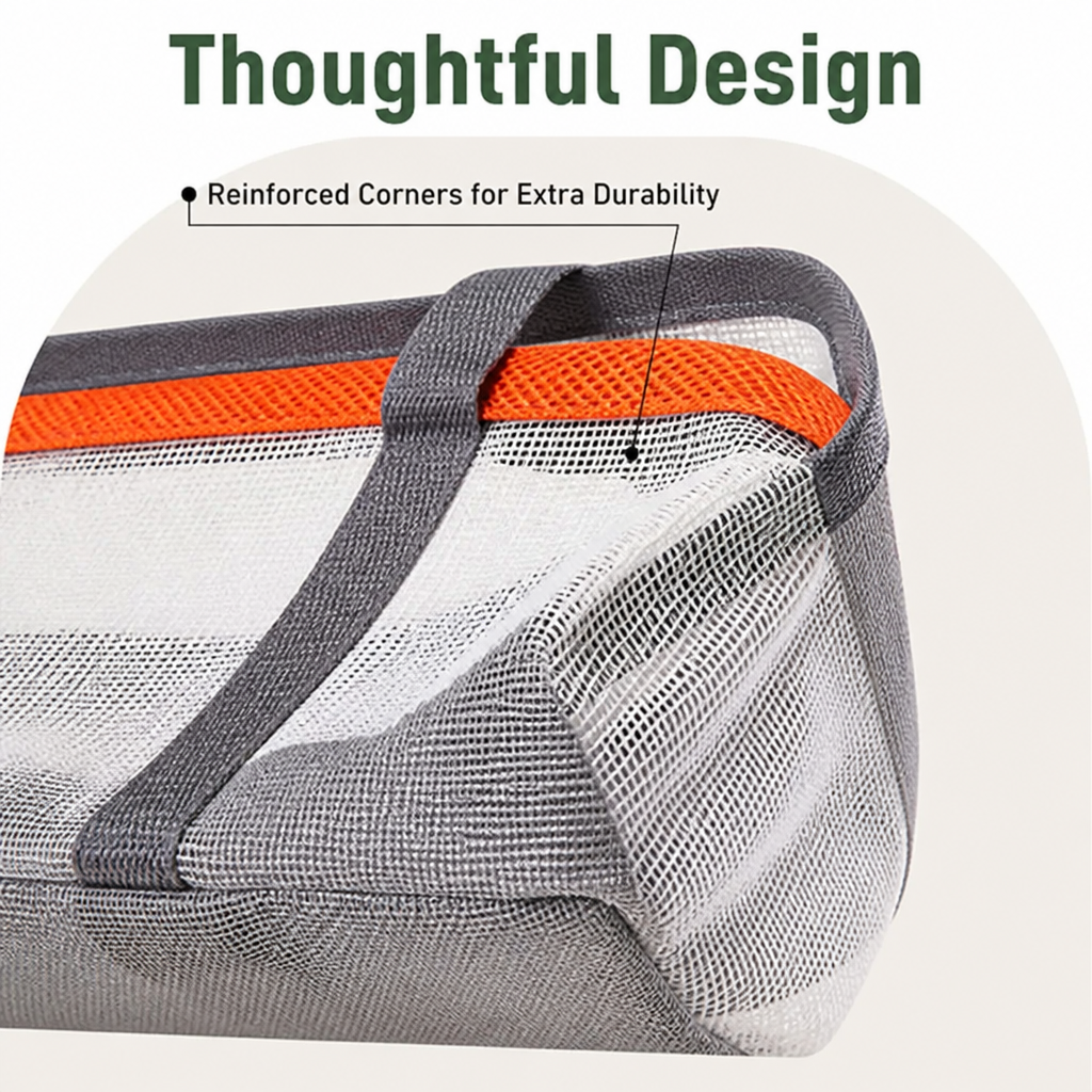 Ortekor Breathable Mesh & Adjustable Strap Travel Carrier