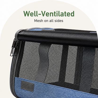 Ortekor Breathable Mesh & Foldable Airline-Approved Travel Carrier