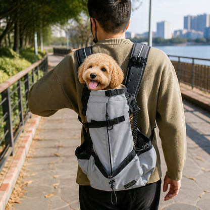 Ortekor Breathable Mesh & Lightweight Dog Backpack Carrier