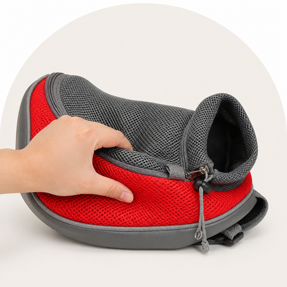 Ortekor Breathable Mesh & Padded Straps Pet Carrier Backpack (Removable Fleece)
