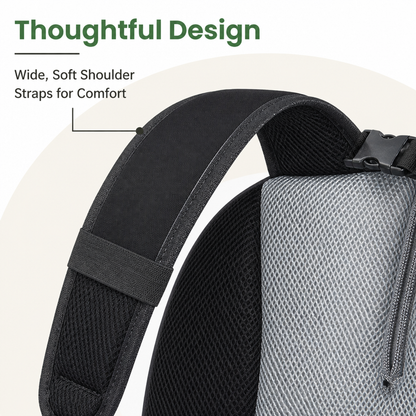 Ortekor Breathable Mesh & Security Zipper Backpack Carrier (Front-Opening)