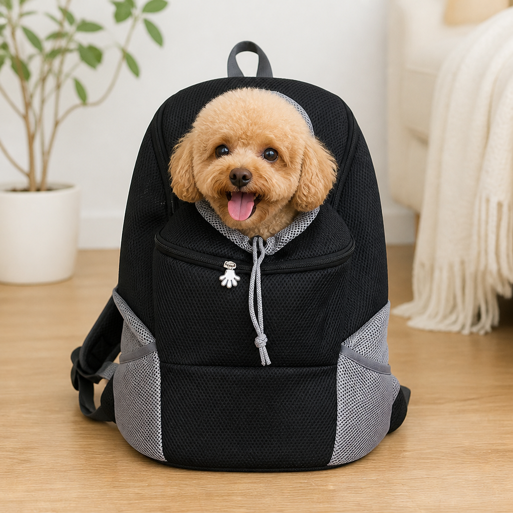 Ortekor Breathable Mesh & Security Zipper Backpack Carrier (Front-Opening)