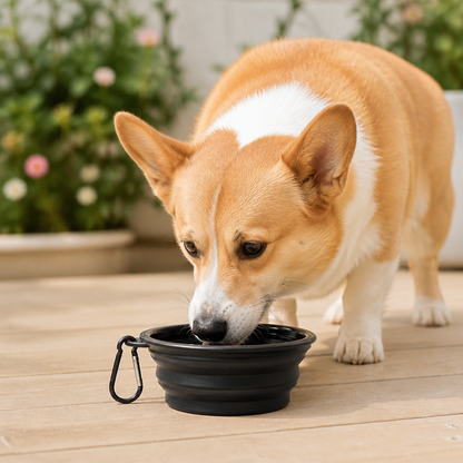 Ortekor Collapsible Food-Grade Silicone Travel Bowl