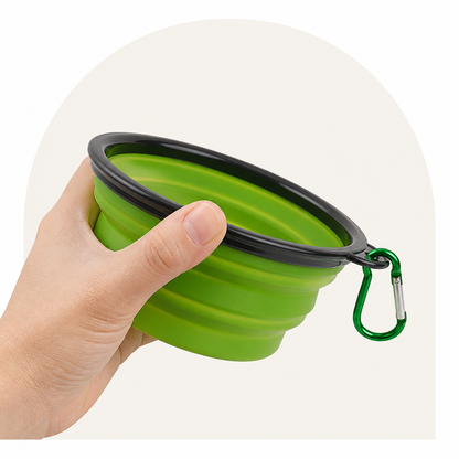 Ortekor Collapsible Silicone & Travel-Friendly Dog Bowl