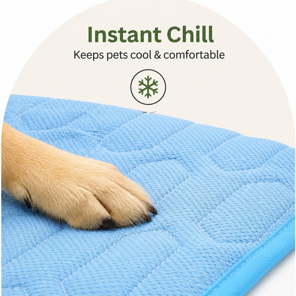Ortekor Cooling Breathable & Sweat-Absorbent Chemical-Free Pet Mat
