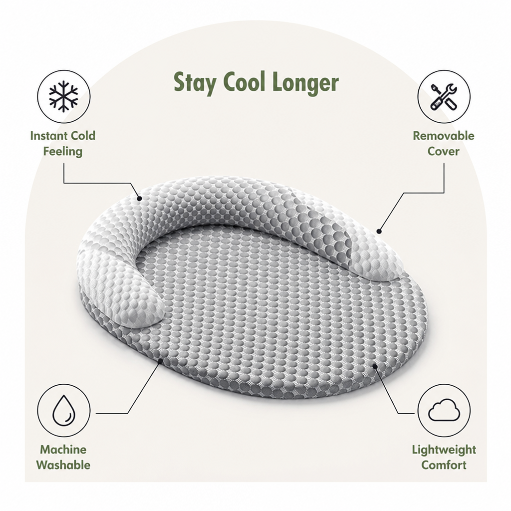 Ortekor Cooling Removable & Washable Pet Mat
