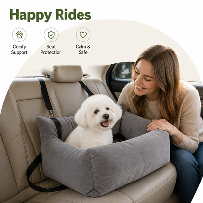 Ortekor Cushioned Plush Washable Car Seat Cover (Foldable Hammock)