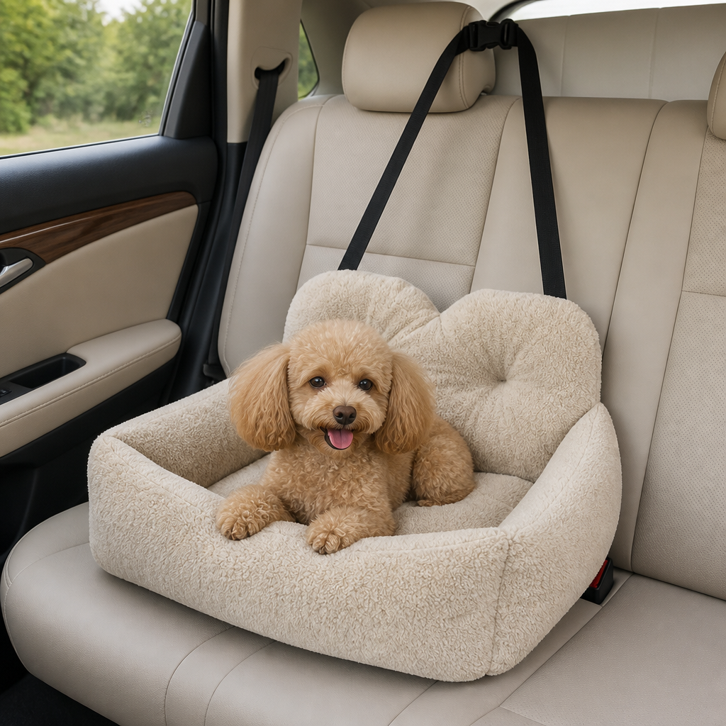 Ortekor Cushioned Plush Washable Car Seat Cover (Foldable Hammock)