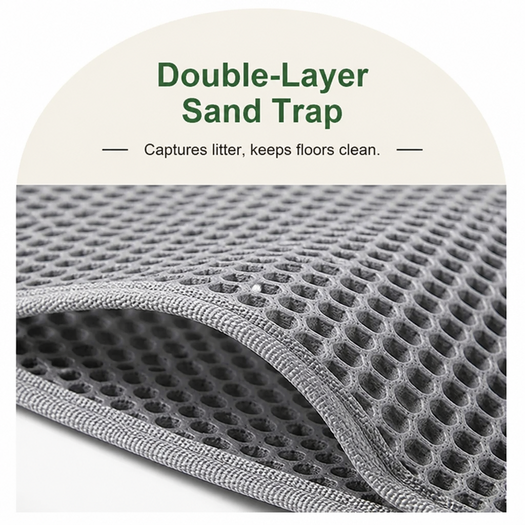 Ortekor Double-Layer Sand Trap & Non-Slip Litter Mat