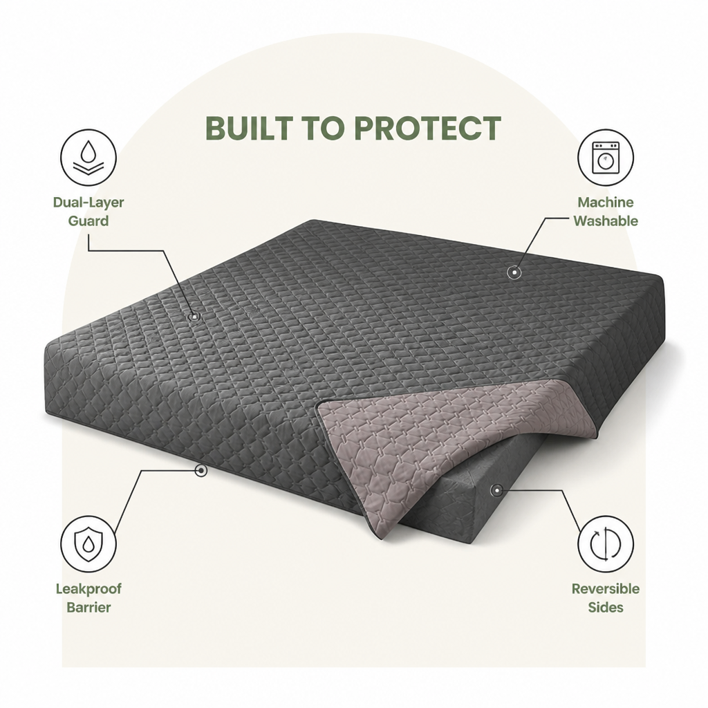 Ortekor Double-Sided Waterproof Dog Bed & Sofa Cover