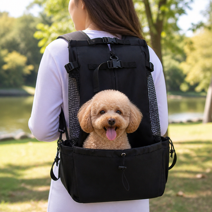 Ortekor Durable Nylon & Breathable Mesh Dog Carrier Backpack