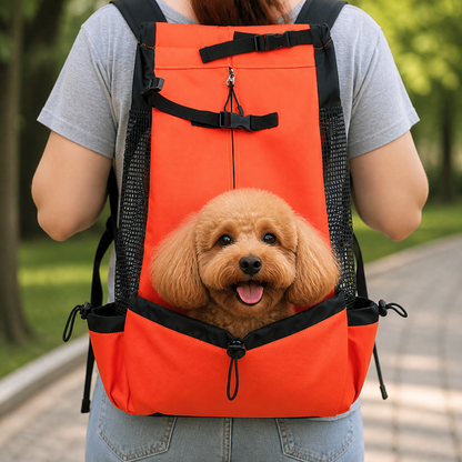 Ortekor Durable Nylon & Breathable Mesh Dog Carrier Backpack