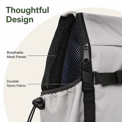Ortekor Durable Nylon & Breathable Mesh Dog Carrier Backpack