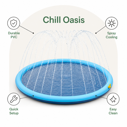 Ortekor Durable PVC & Easy-Clean Pet Pool