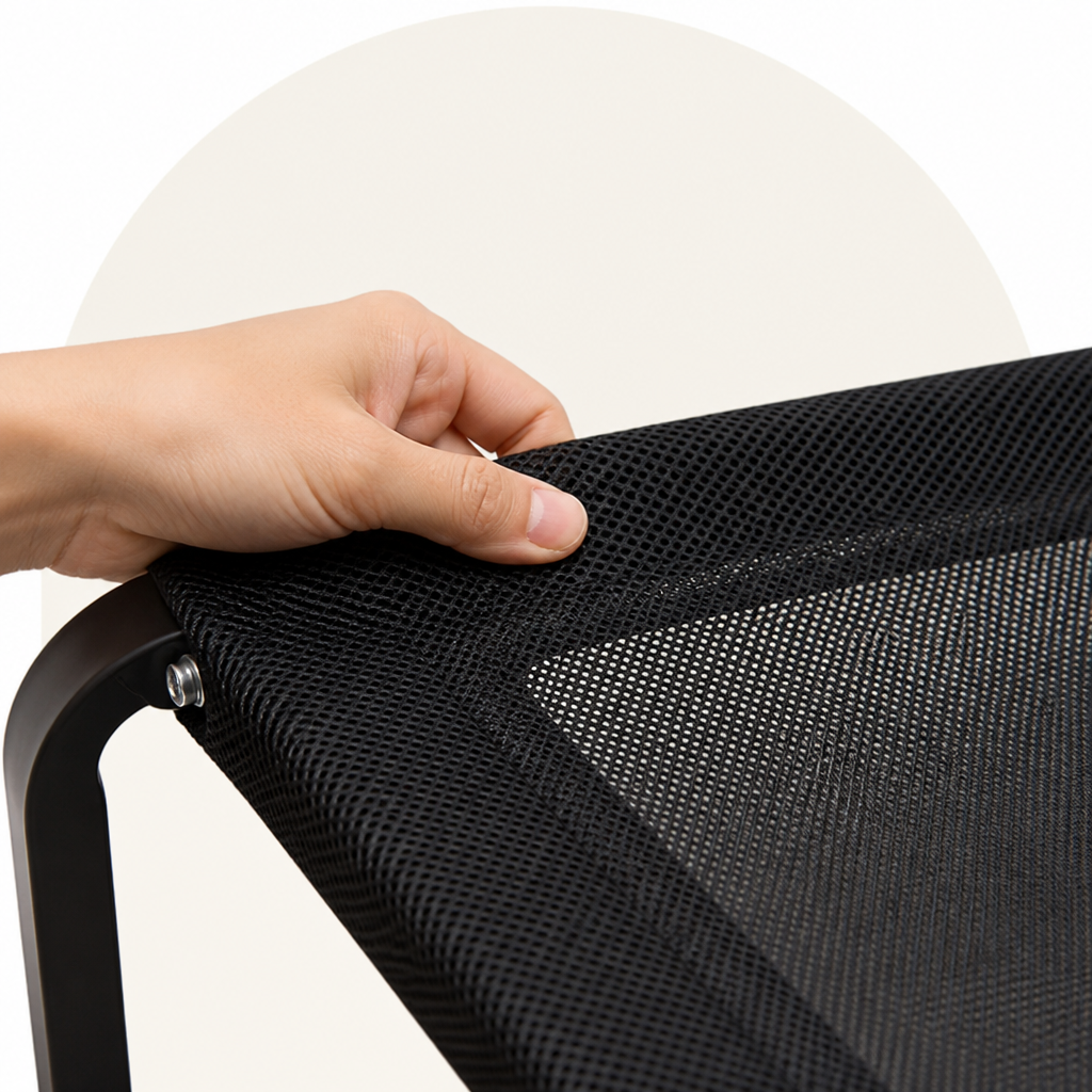 Ortekor Elevated Breathable Mesh Dog Bed (Foldable Canopy)
