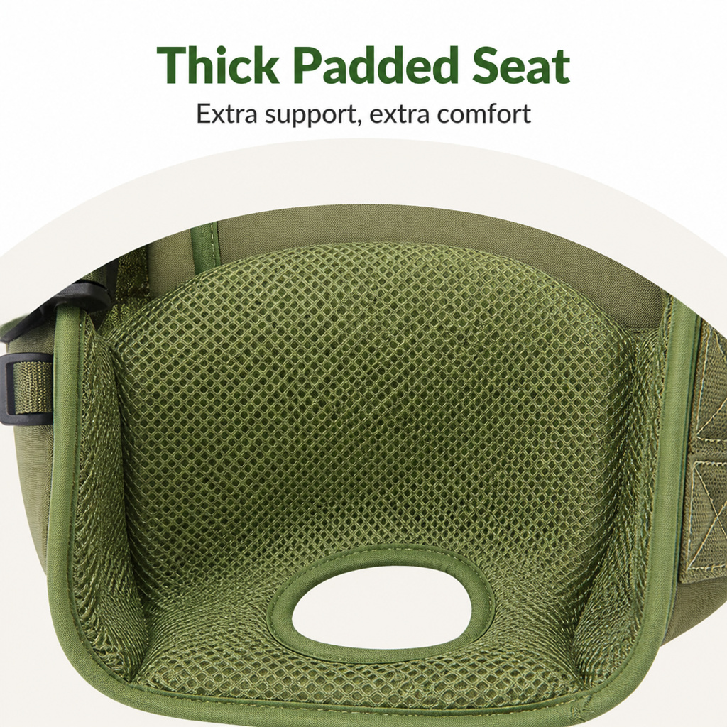 Ortekor Ergonomic Padded & Adjustable Straps Front Carrier Backpack