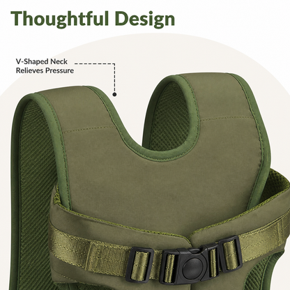 Ortekor Ergonomic Padded & Adjustable Straps Front Carrier Backpack