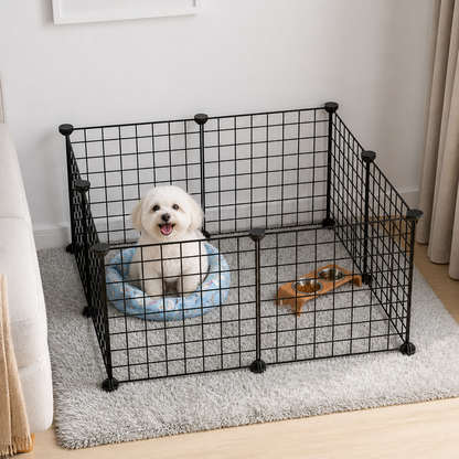 Ortekor Expandable & Modular Wire Mesh Dog Playpen