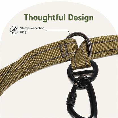 Ortekor Explosion-Proof Double-Sided Reflective Adjustable Dog Leash (Medium & Large)