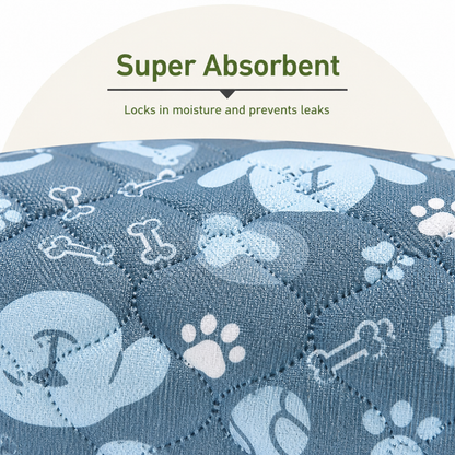 Ortekor Extra Absorbent & Waterproof Dog Training Pad (Reusable 2-Pack)