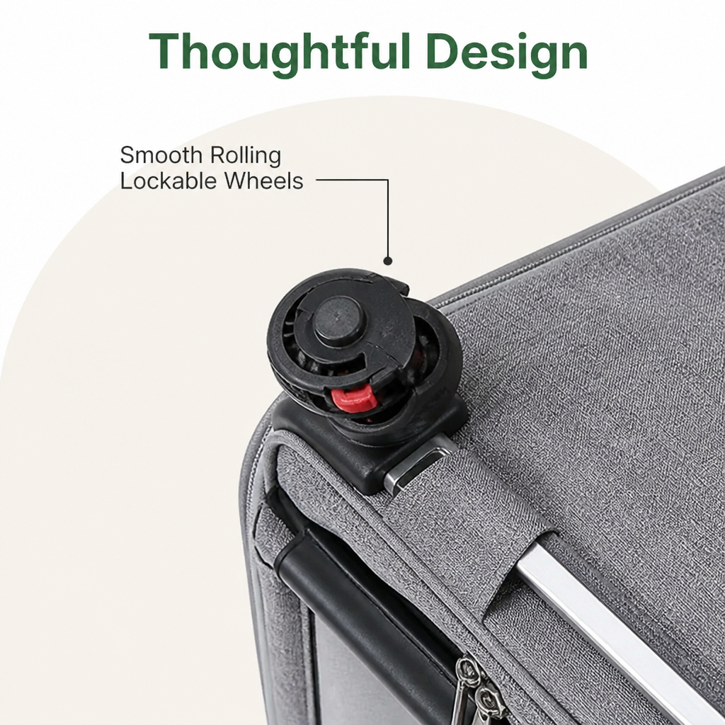 Ortekor Extra Large Detachable & Foldable Travel Carrier