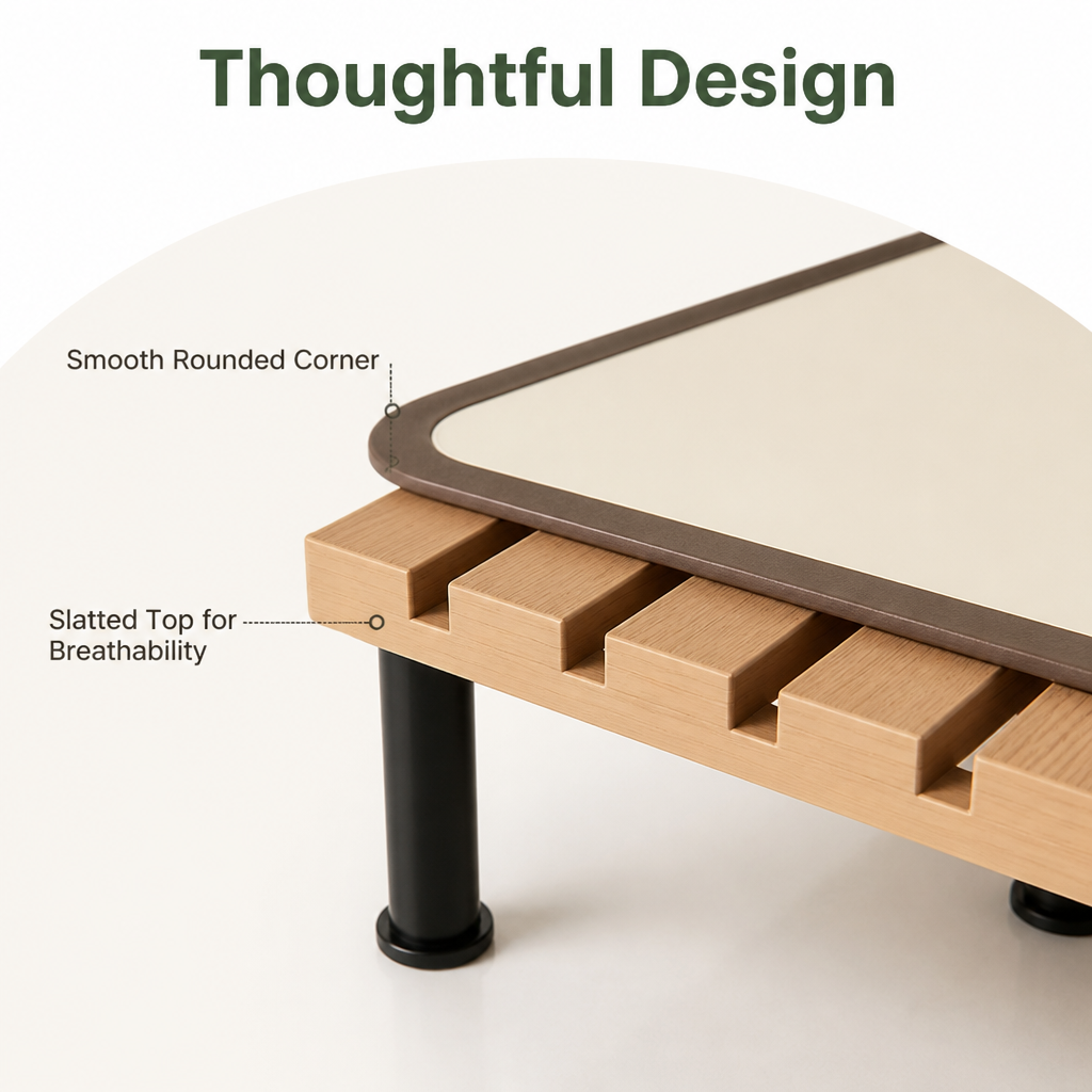 Ortekor Fixed-Height Ergonomic Plastic Feeding Stand