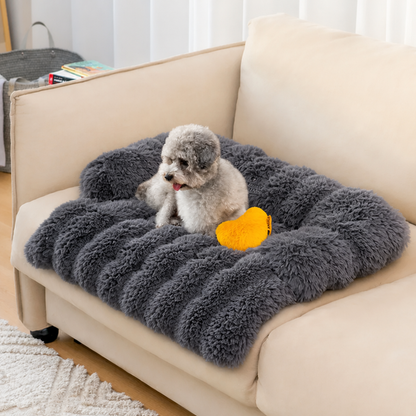 Ortekor Fluffy Plush Washable Bolster Bed