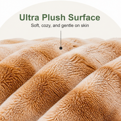 Ortekor Fluffy Plush Washable Bolster Bed