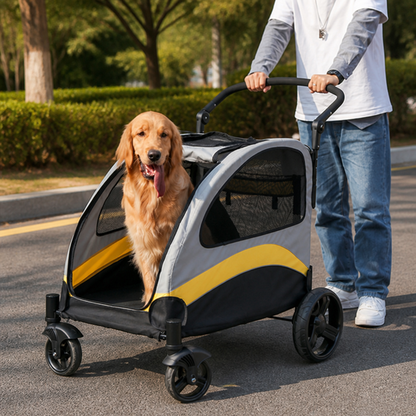 Ortekor Foldable 4-Wheel Breathable Mesh Travel Stroller