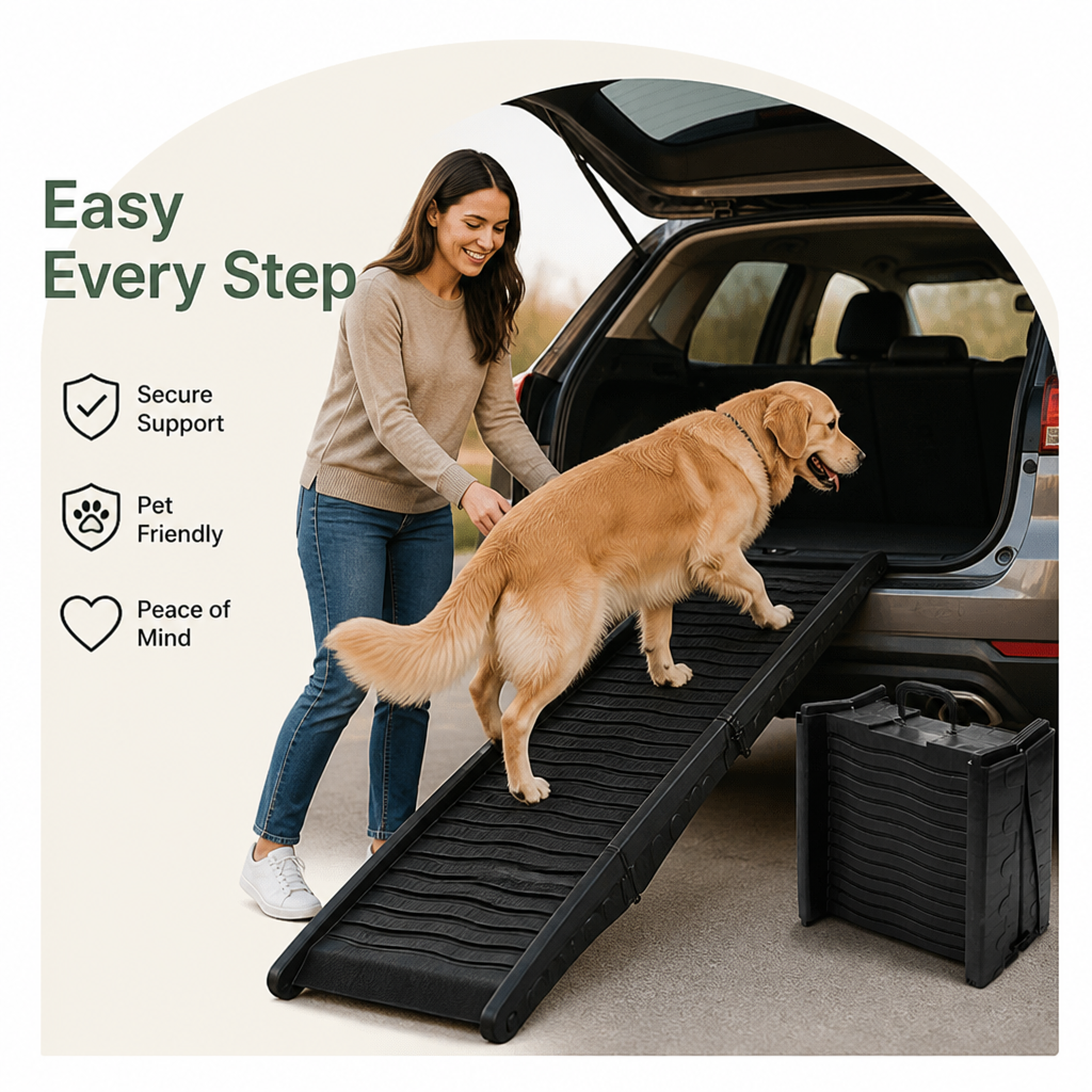 Ortekor Foldable Anti-Slip Pet Stairs