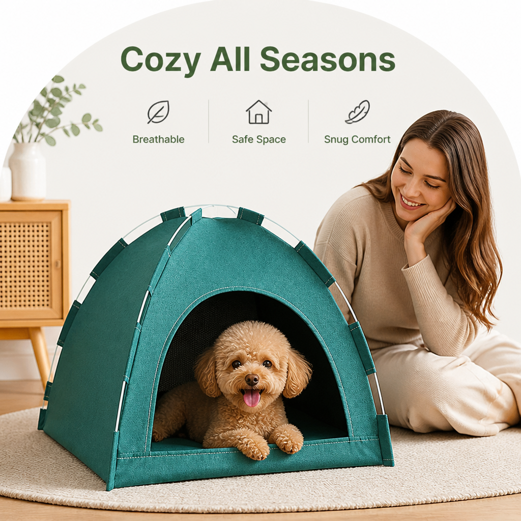 Ortekor Foldable & Breathable Pet Tent (All-Season)