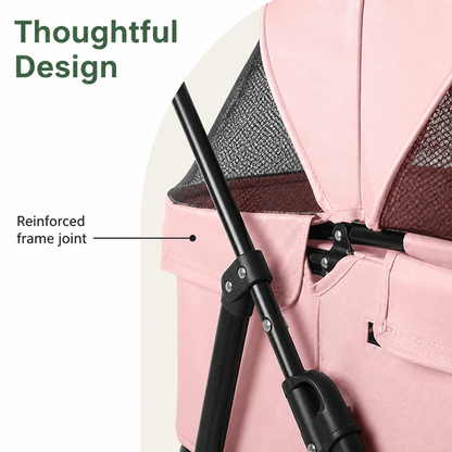 Ortekor Foldable & Detachable Pet Stroller (One-Touch Fold)