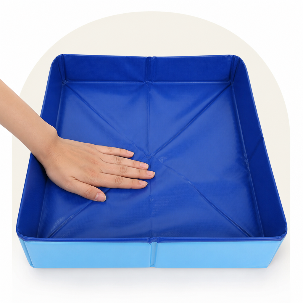 Ortekor Foldable Non-Inflatable Anti-Slip Pet Pool