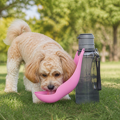 Ortekor Foldable & Portable 800ml Dog Water Bottle