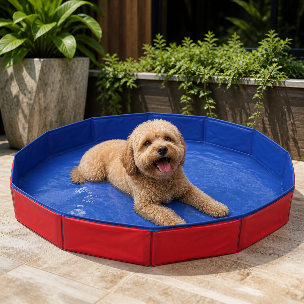 Ortekor Foldable & Portable Pet Bathtub (For Small-to-Medium Pets)