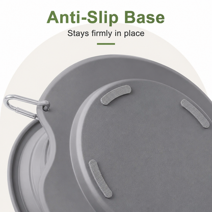 Ortekor Foldable Silicone Anti-Slip Travel Bowl