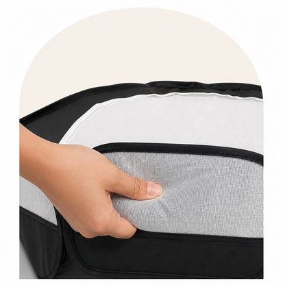 Ortekor Foldable Zipper Top Pet Playpen