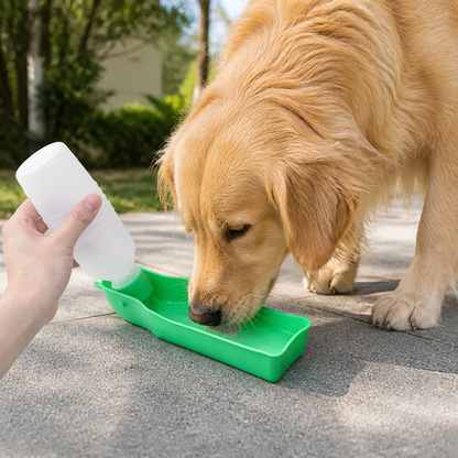 Ortekor Food-Grade One-Hand Dog Water Bottle