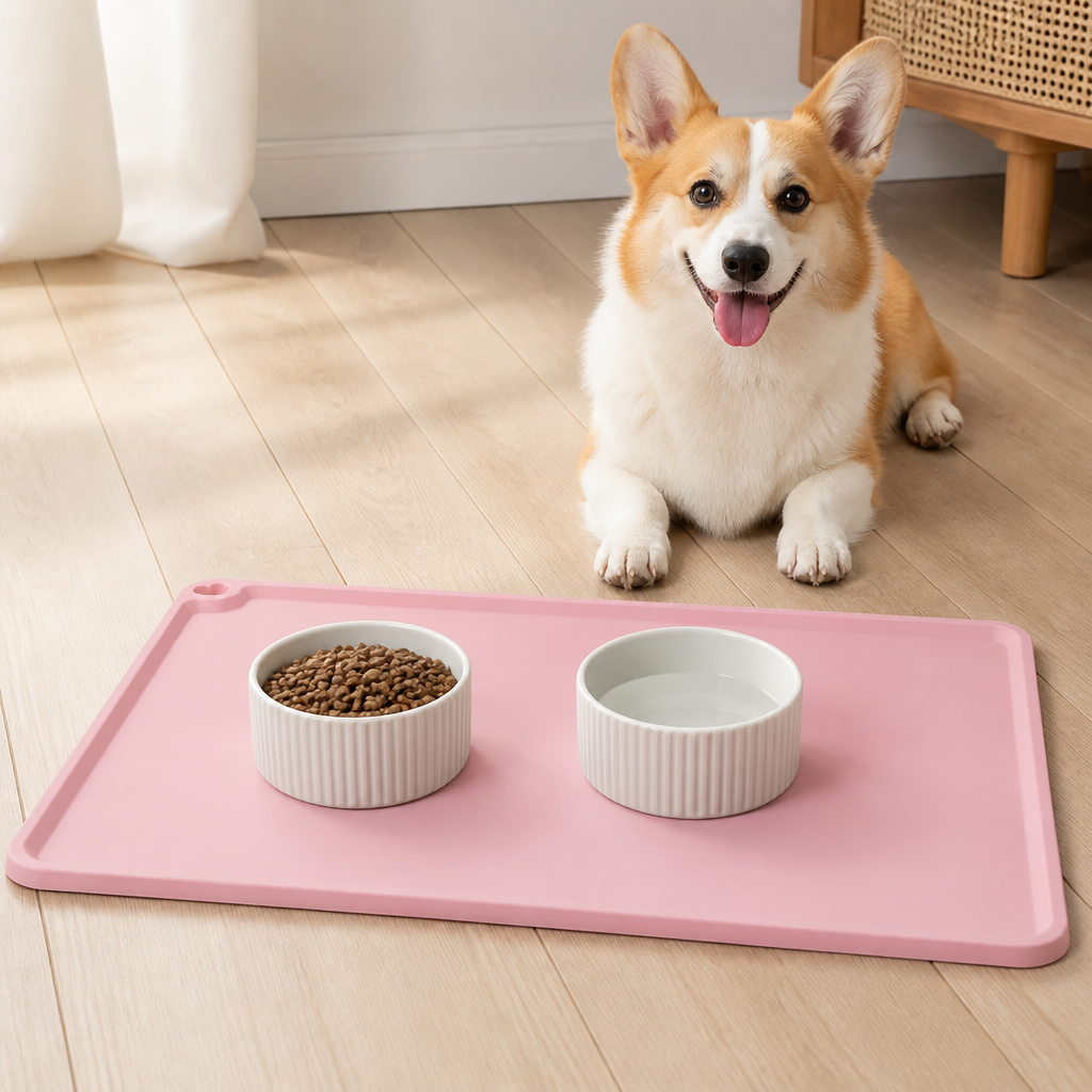 Ortekor Food-Grade Silicone Waterproof & Non-Slip Feeding Mat