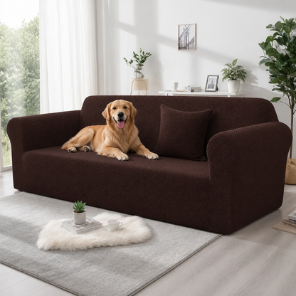 Ortekor Four-Way Stretch & Non-Slip Sofa Cover (Foam Rods)