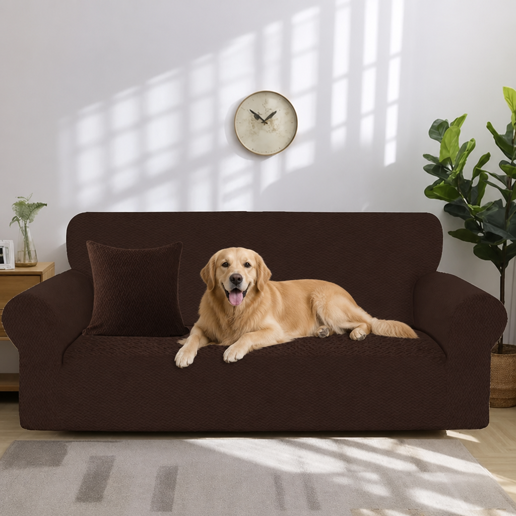 Ortekor Four-Way Stretch & Non-Slip Sofa Cover (T-Shaped)